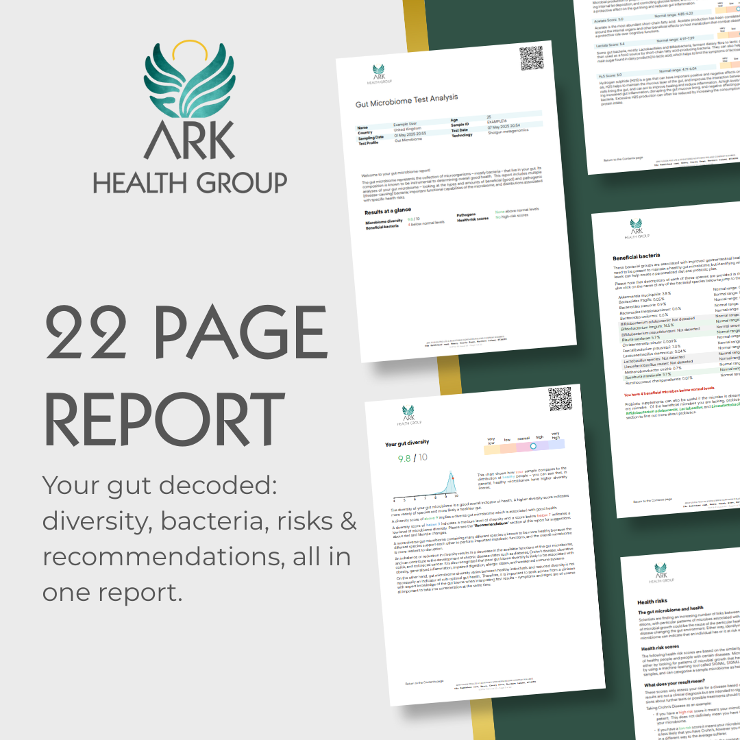 Gut Microbiome Test Kit – Advanced Gut Health Report & Personalised Insights