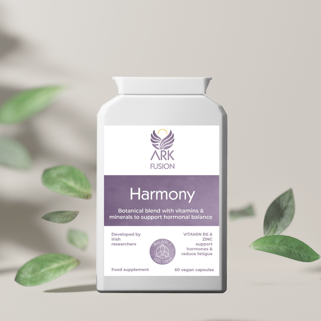 Harmony is centred on a neutral-toned background with gentle shadows, highlighting a clean, calming aesthetic.